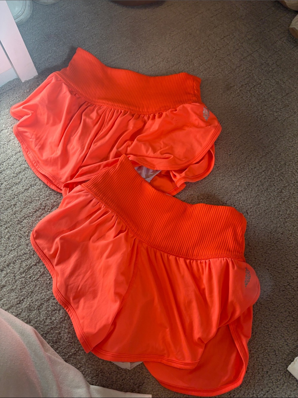 2!!! Neon Orange Athletic Skort Shorts